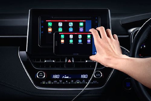 Side AC Controls of Toyota Corolla