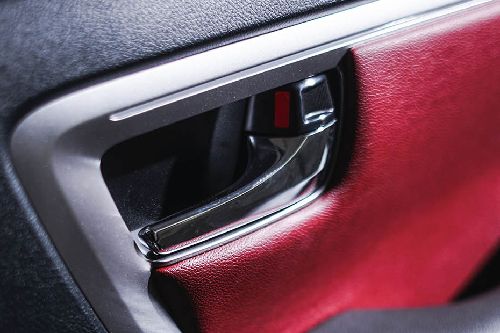 door handle interior of Toyota Fortuner