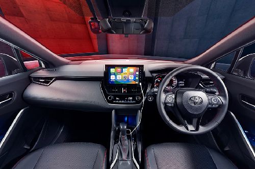 Dashboard View of Corolla Cross