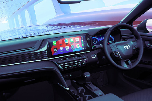 Dashboard View of Camry Hybrid