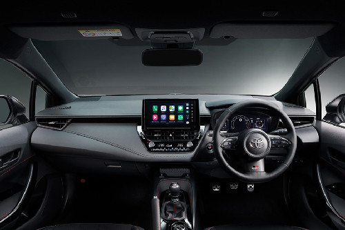 Dashboard View of GR Corolla