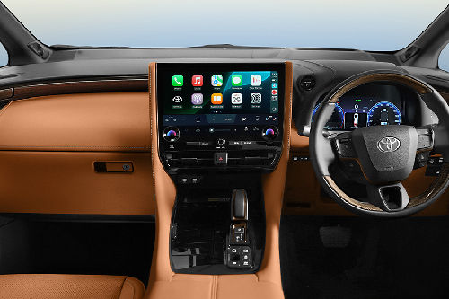 Dashboard View of Vellfire HEV