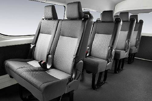 Here are the key highlights of the new Toyota Hiace SLWB 10-seater van