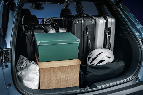 Storage Closer View of Toyota Corolla Cross Hybrid