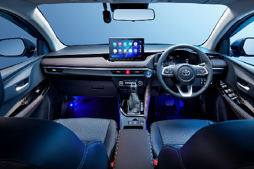 Dashboard View of Vios Hybrid Electric