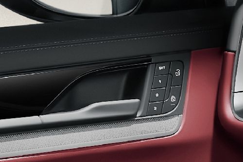 door handle interior of Porsche Cayenne