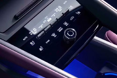Center Controls of Porsche Macan Electric