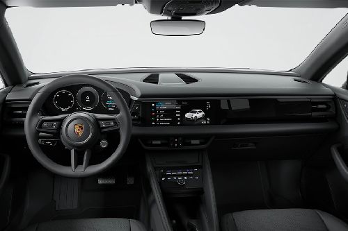 Dashboard View of Macan Electric