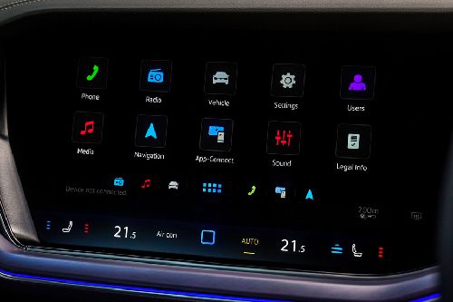 Touareg R-Line touch screen