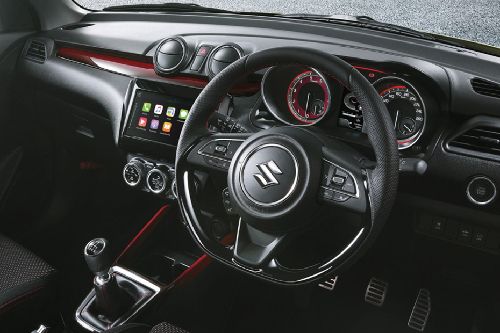 Dashboard View of Swift Sport