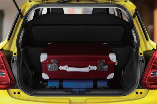 Storage Closer View of Suzuki Swift Sport
