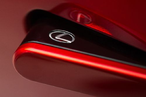 door handle interior of Lexus LC