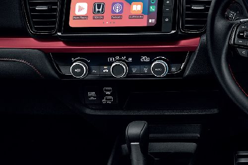 Front AC Controls of Honda City