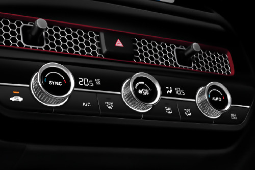 Front AC Controls of Honda Civic
