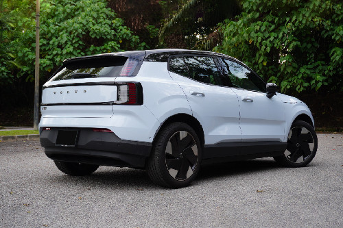 Volvo EX30 Rear Cross Side View