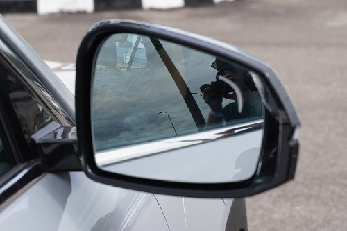 Proton e.MAS 7 Drivers Side Mirror Rear Angle